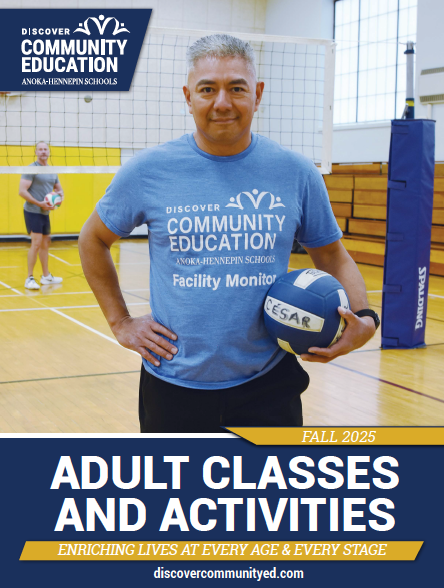 Cover Fall 2025 Man holding volleyball